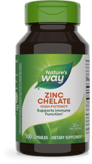 Nature's Way Zinc Chelate 100 capsules