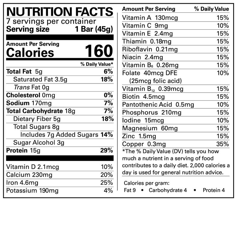 Numetra 15g Protein Meal Replacement Bar