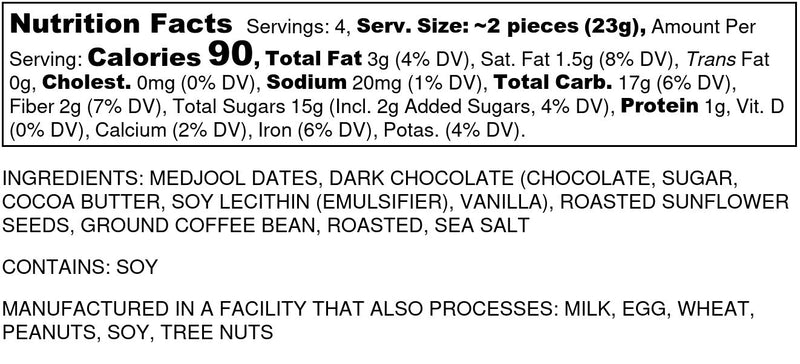 Hot Date Kitchen Plant-Based Dark Chocolate Coated Medjool Dates