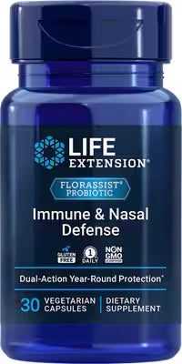 Life Extension FLORASSIST® Probiotic Immune & Nasal Defense 30 vegetarian capsules