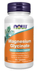 NOW Magnesium Glycinate Tablets, 90 Tablets