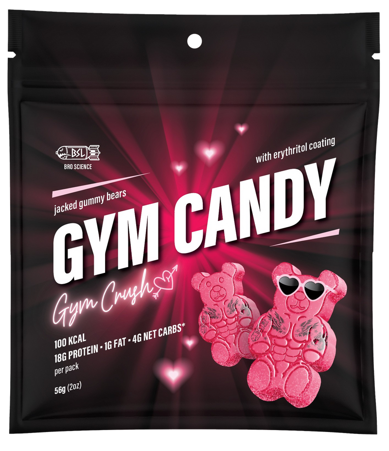 Gain Gummies Gym Candy - Protein Gummy Bears, 2oz