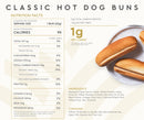 Hero Zero Net Carb Classic Hot Dog Buns, 8 buns
