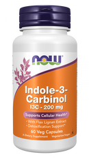 NOW Indole-3-Carbinol 200mg - 60 veg capsules