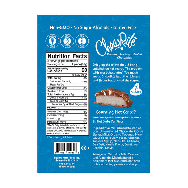 Healthsmart ChocoRite Premium No Sugar Added Chocolates