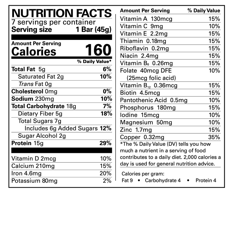 Numetra 15g Protein Meal Replacement Bar