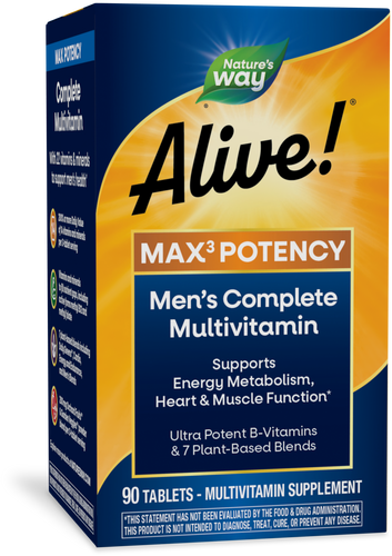 Nature's Way Alive! Max 3 Potency Multivitamin, Men's 90 tablets