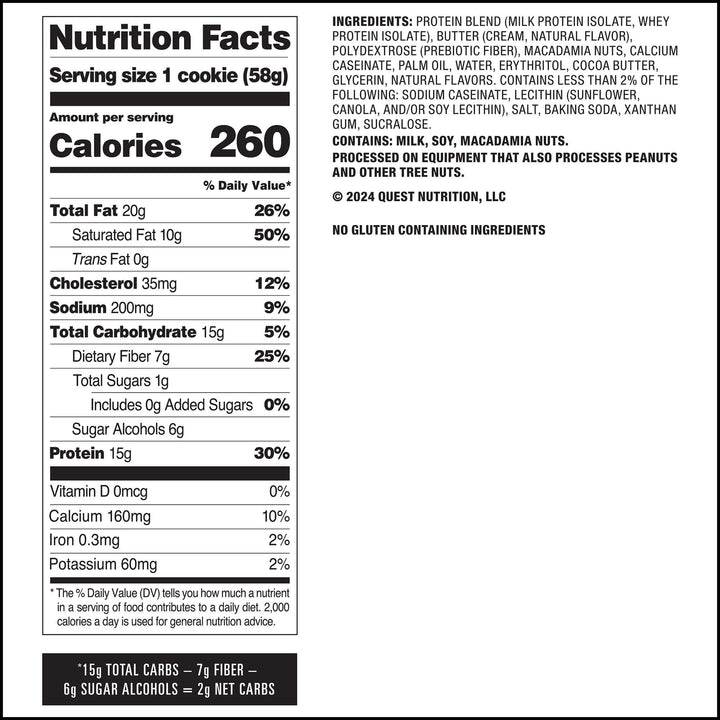 Quest Nutrition Quest Protein Cookie