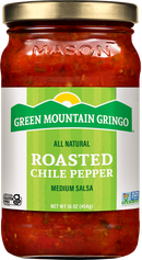 Green Mountain Gringo Roasted Chile Pepper Salsa 16 oz.