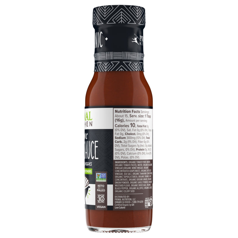 Primal Kitchen No Sugar Added Steak Sauce, Organic 8.5 oz