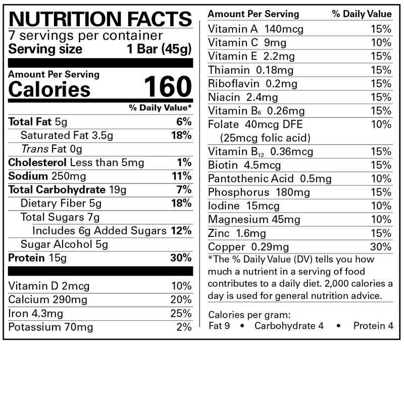 Numetra 15g Protein Meal Replacement Bar