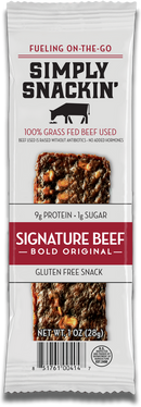 Simply Snackin' Beef Protein Snack - Signature Beef BOLD Original