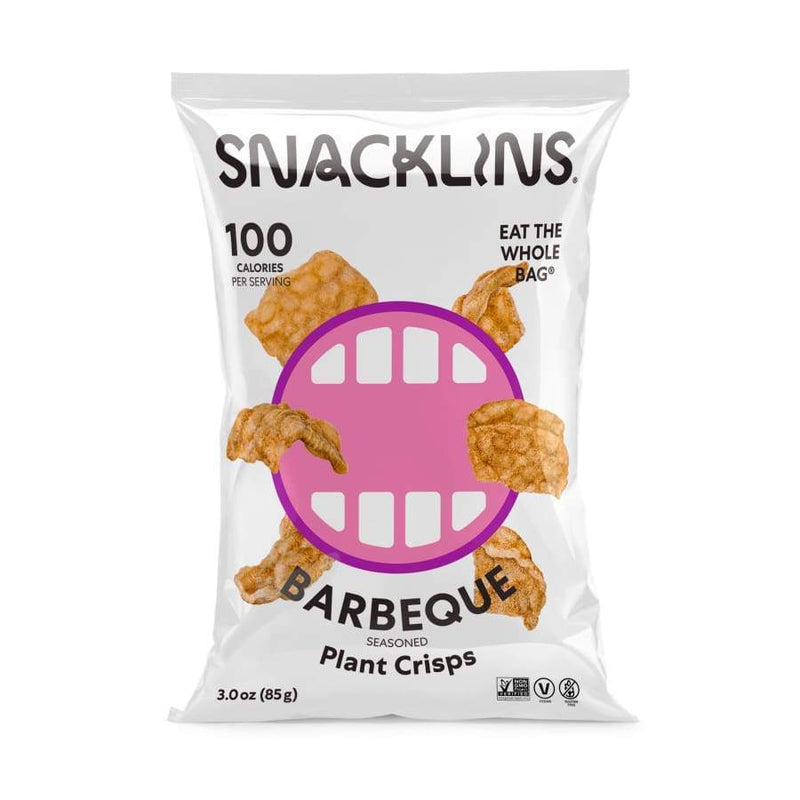 Snacklins Low-Calorie Cracklins Plant Crisps - Barbeque (3 Oz) 