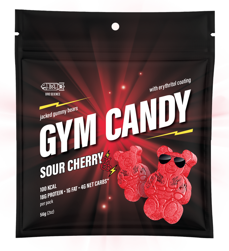 Gain Gummies Gym Candy - Protein Gummy Bears, 2oz