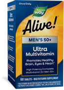 Nature's Way Alive! Once Daily Ultra Potency Complete Multivitamin, Men's 50+ 60 tablets