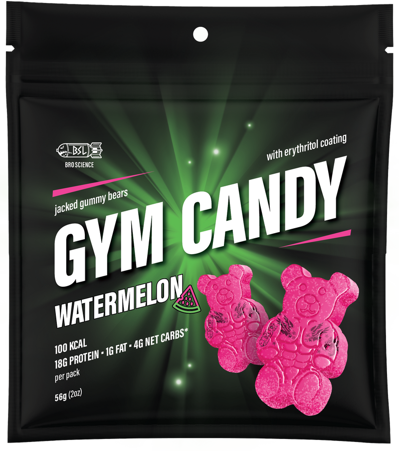 Gain Gummies Gym Candy - Protein Gummy Bears, 2oz