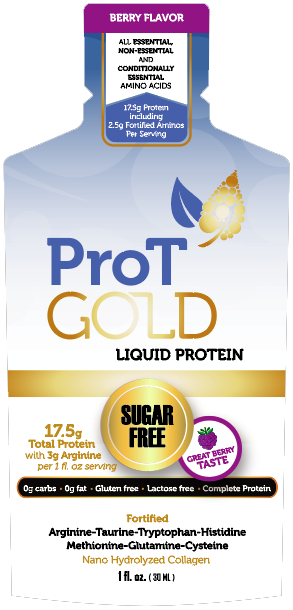 Liquid Collagen Protein Packets by ProT Gold - Berry 