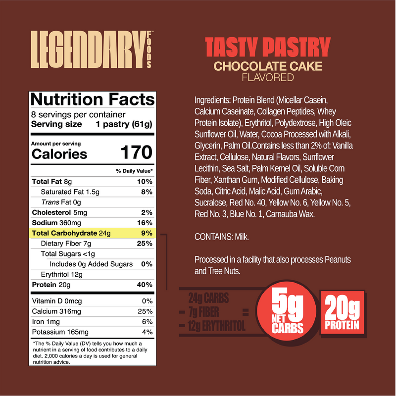 Legendary Foods Cake Style Low-Carb Protein Pastry