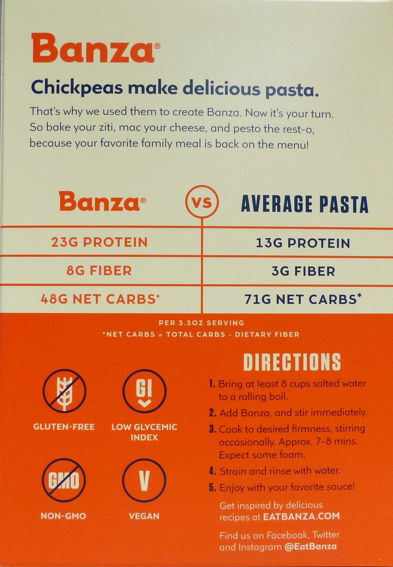 Banza Chickpea Pasta