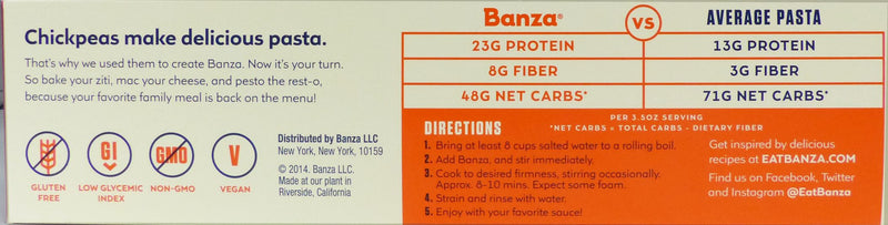 Banza Chickpea Pasta