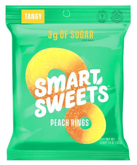 Smart Sweets Peach Rings 50g (1.8 oz) 