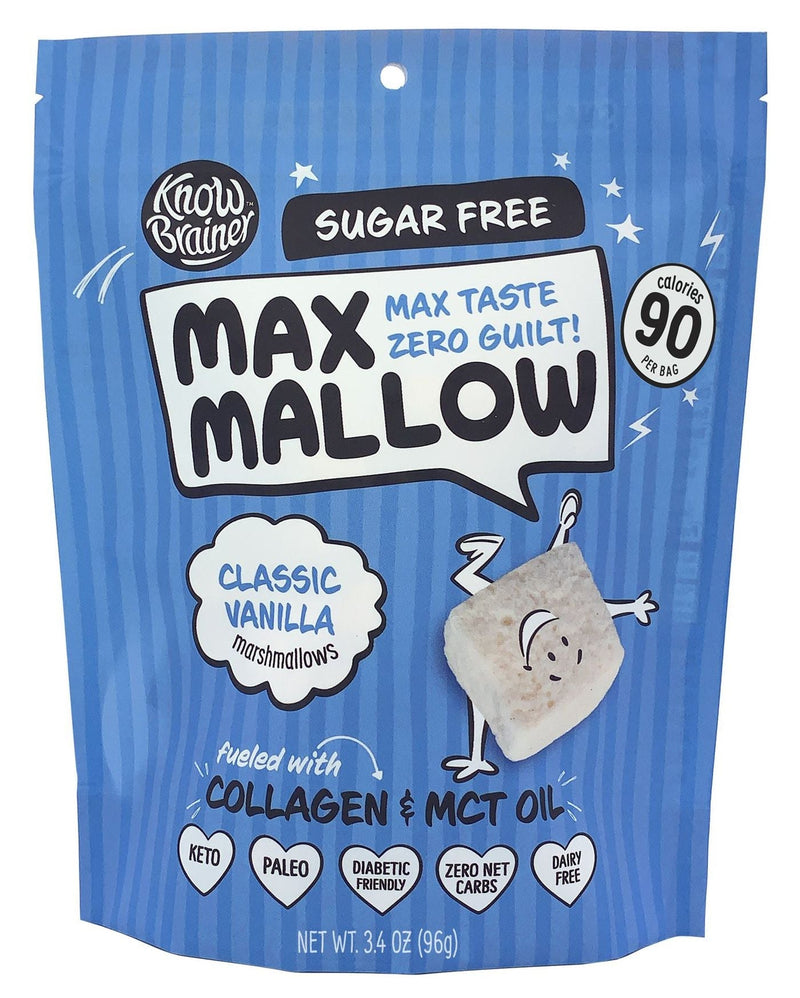 Know Brainer Foods Max Mallow Sugar Free Marshmallows