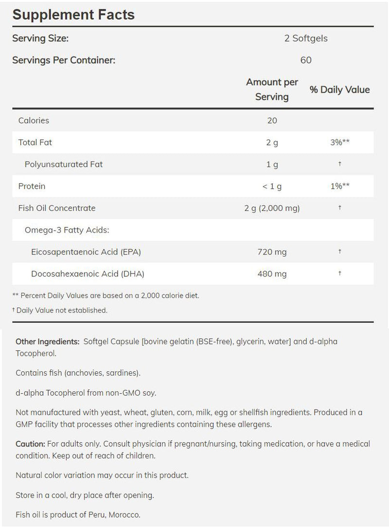 NOW Super Omega EPA 120 softgels 