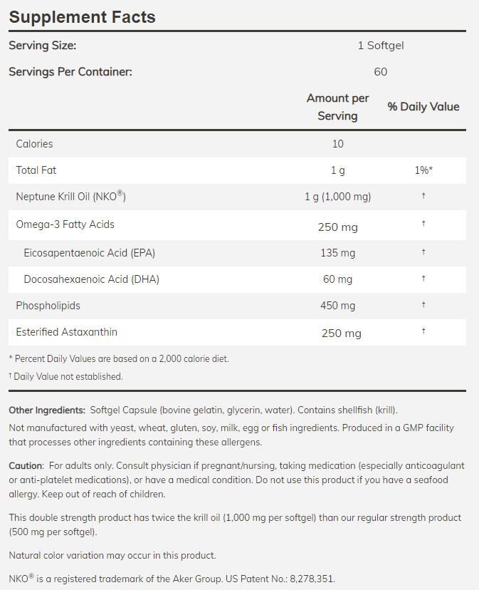 NOW Neptune Krill Oil