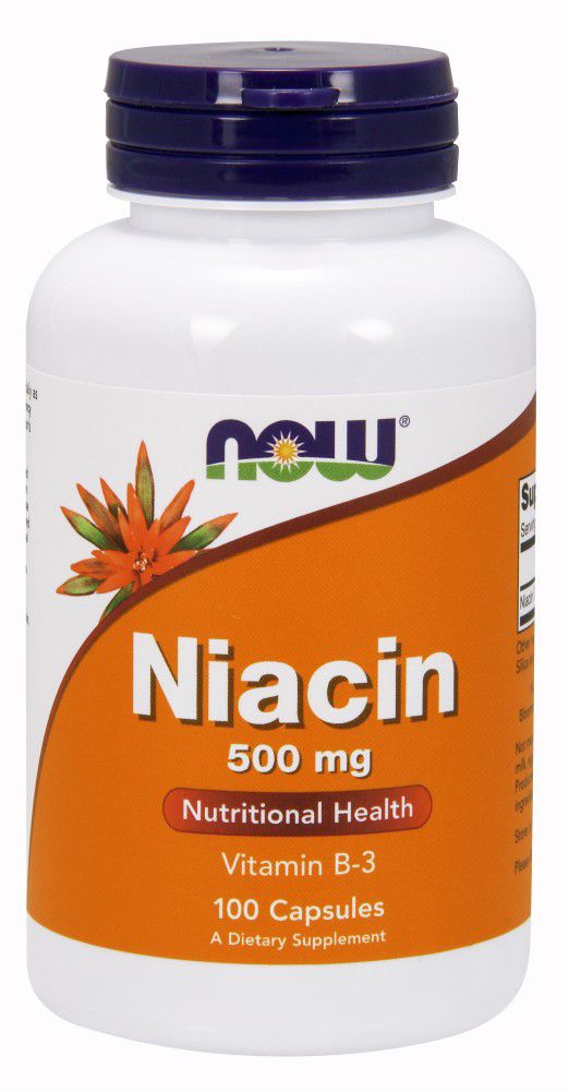 NOW Niacin, 500mg