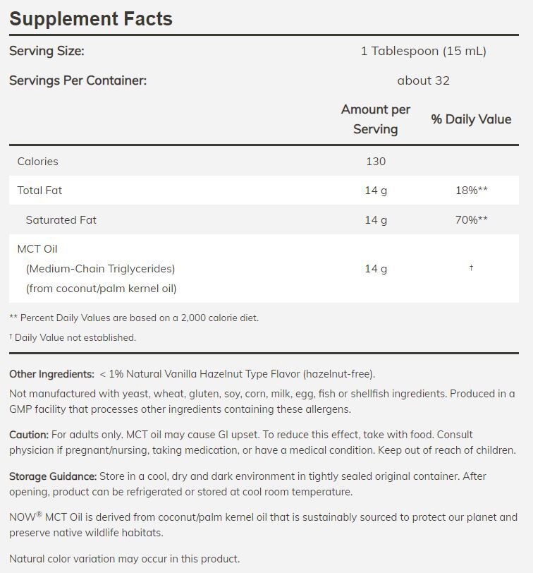 NOW MCT Oil