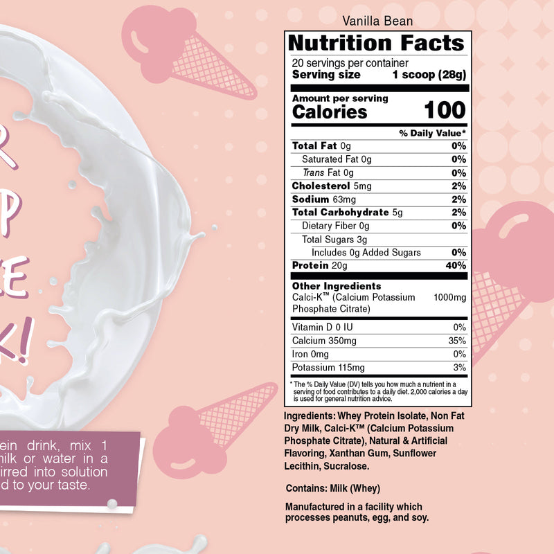 Inspire Vanilla Bean Protein Powder by Bariatric Eating