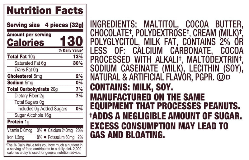 Hershey's Zero Sugar Hershey's Chocolates 3 oz. 