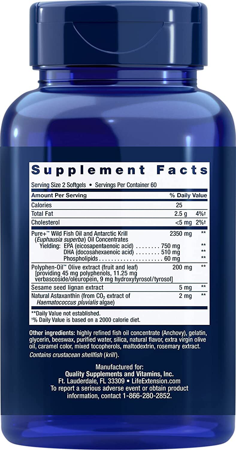 Life Extension Super Omega-3 Plus 120 softgels 