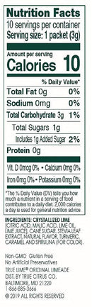 True Citrus True Lime Drink Mix
