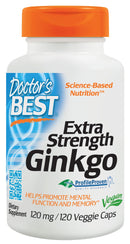 Doctor's Best Extra Strength Ginkgo 120 veggie caps 