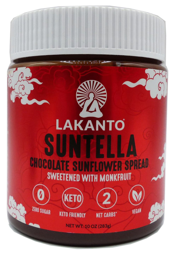 Lakanto Suntella Sugar Free Chocolate Sunflower Spread 10 oz 