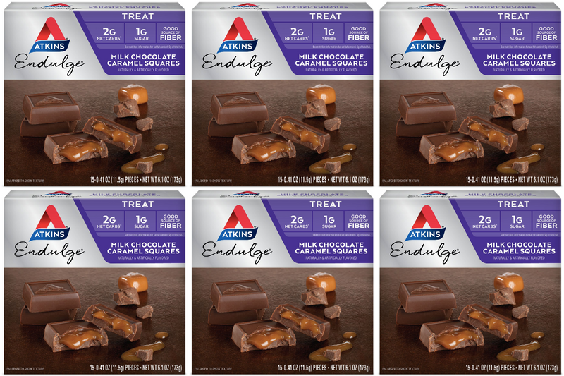 Atkins Nutritionals Endulge Squares, Milk Chocolate Caramel 6.1 oz.