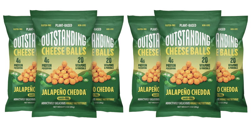 Cheese Balls by Outstanding Foods - Plant Based & Dairy-Free! 