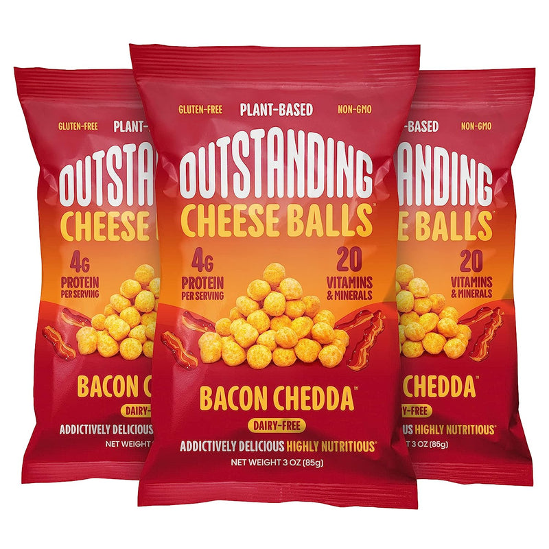 Cheese Balls by Outstanding Foods - Plant Based & Dairy-Free! 