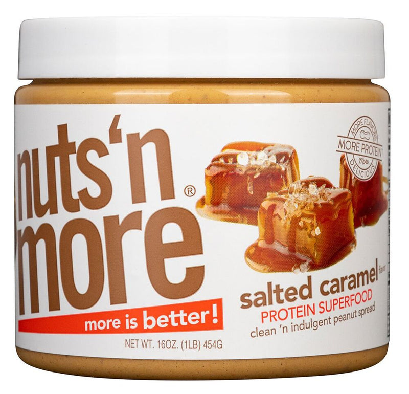 Nuts 'n More Protein Peanut Spread, Salted Caramel 16 oz. 