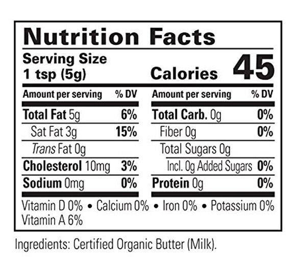 Organic Valley Ghee Clarified Butter 13 oz. 