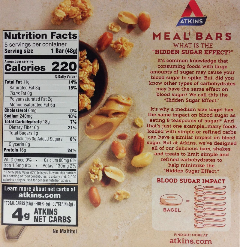 Atkins Nutritionals Meal Bars (5 bars)