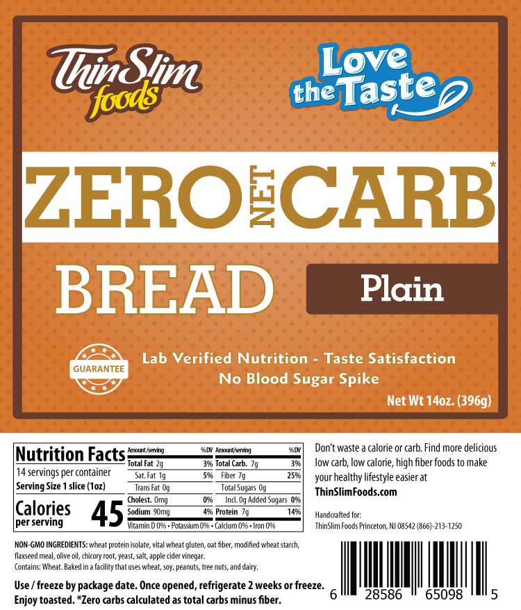 ThinSlim Foods Love the Taste Zero Carb Bread