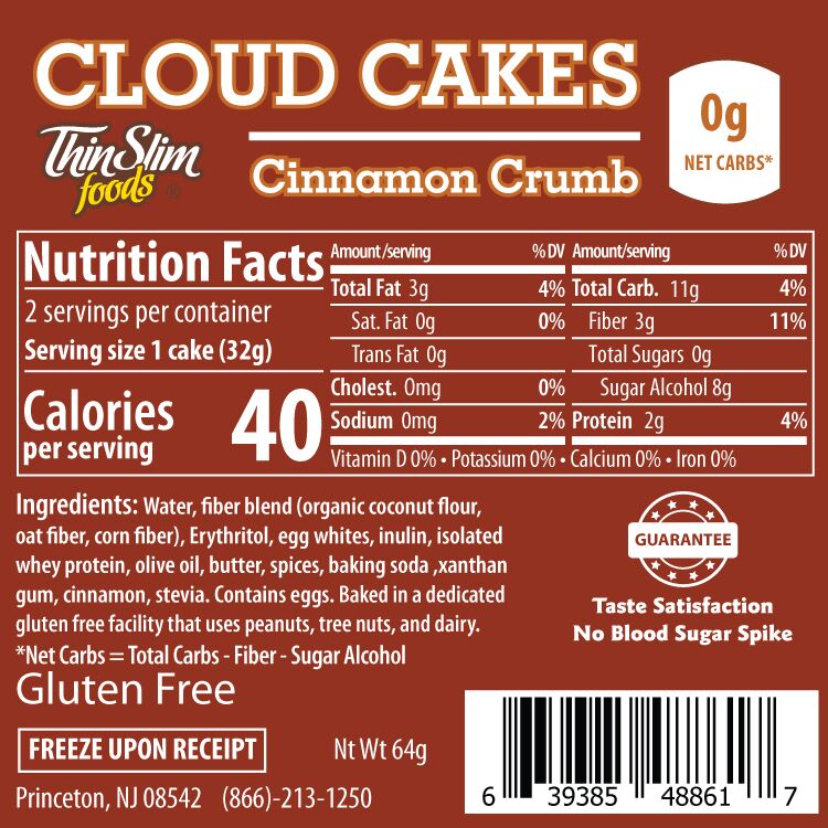 ThinSlim Foods Cloud Cakes