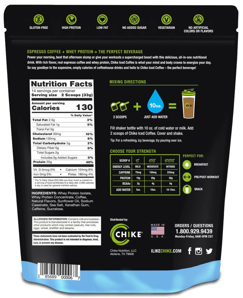 Chike Nutrition High Protein Iced Coffee