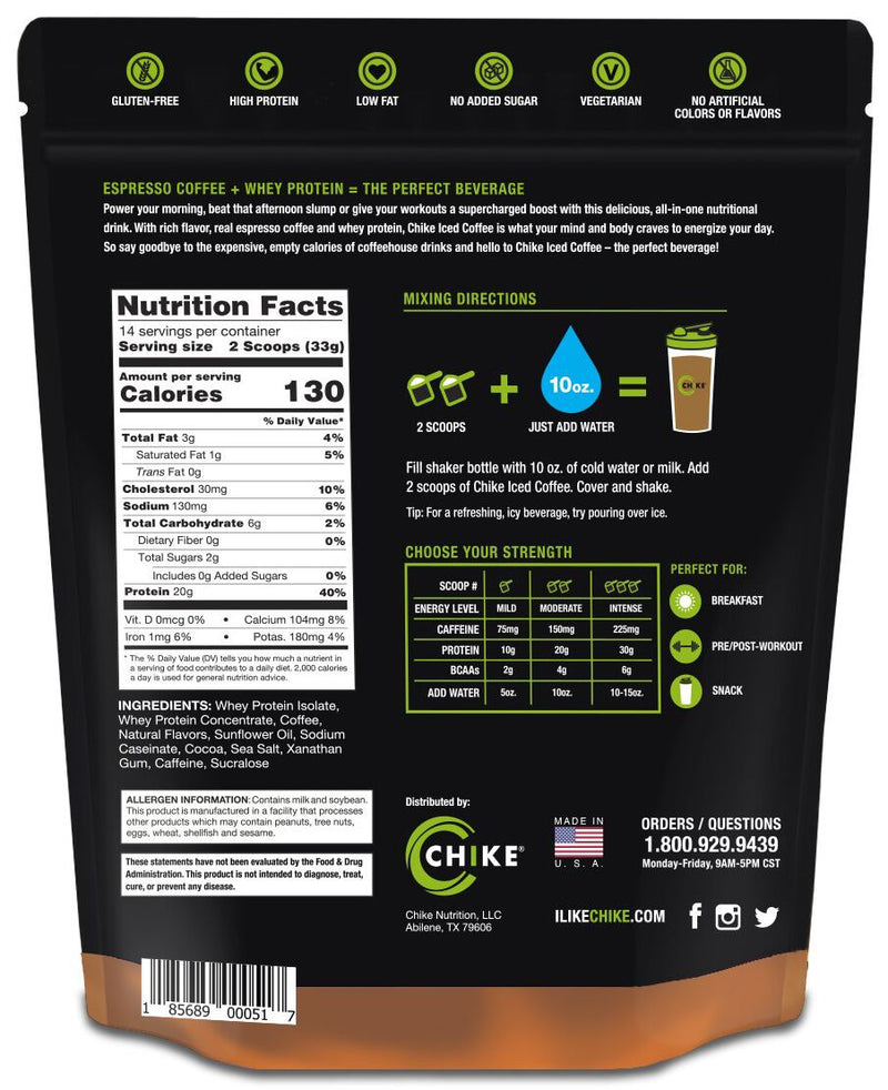 Chike Nutrition High Protein Iced Coffee