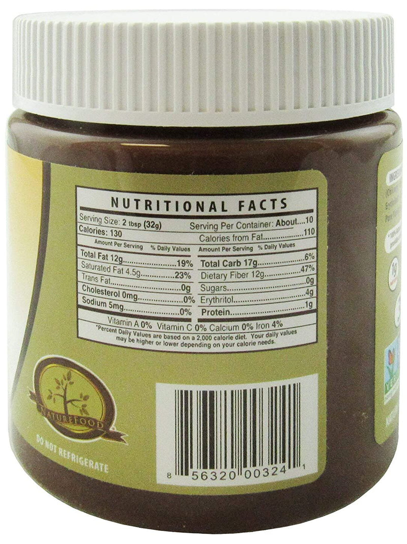 NutiLight Almond Spread & Dark Chocolate, Sugar Free 11 oz. 