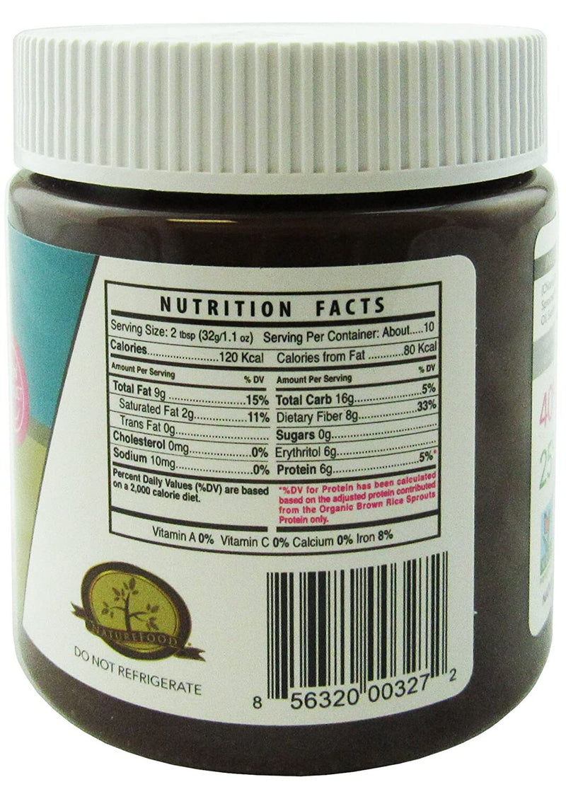 NutiLight Protein + Hazelnut Spread & Dark Chocolate, Sugar Free 11 oz. 