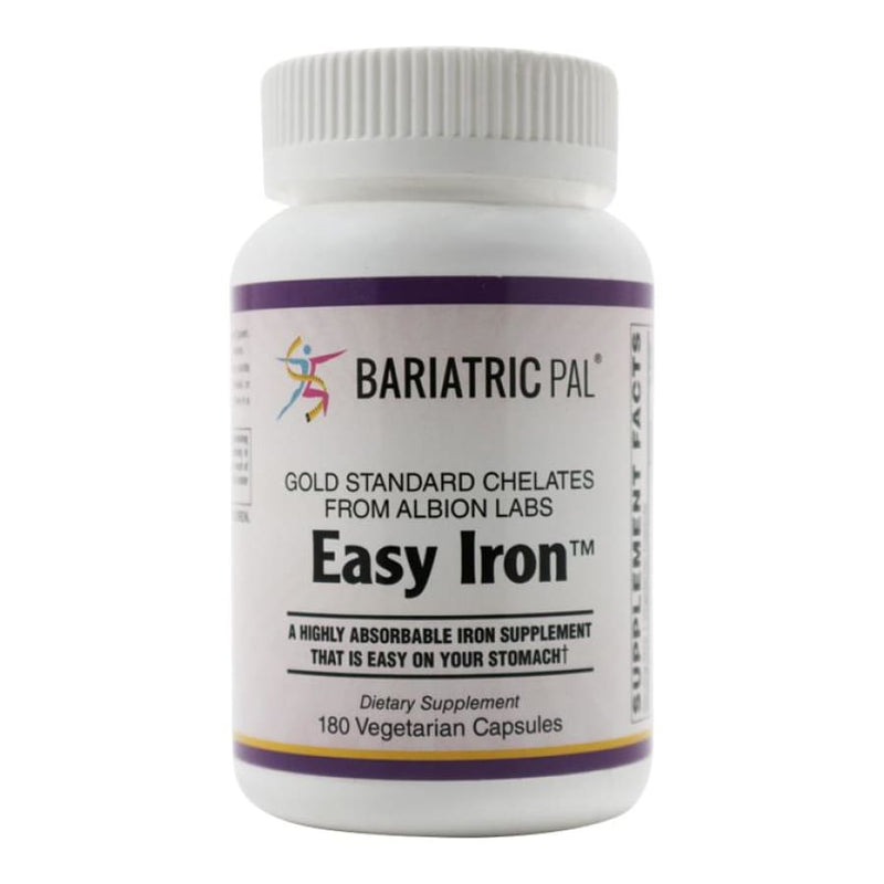 BariatricPal Easy Iron™ (25mg) Capsules - Highly Absorbable & Easy On Your Stomach!