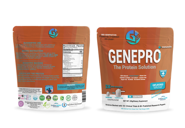 GENEPRO Gen3 UNFLAVORED PROTEIN with Immunolin 